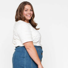 Load image into Gallery viewer, Scallop Stripe Tee
