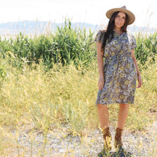 Load image into Gallery viewer, Button Front Drawstring Dress
